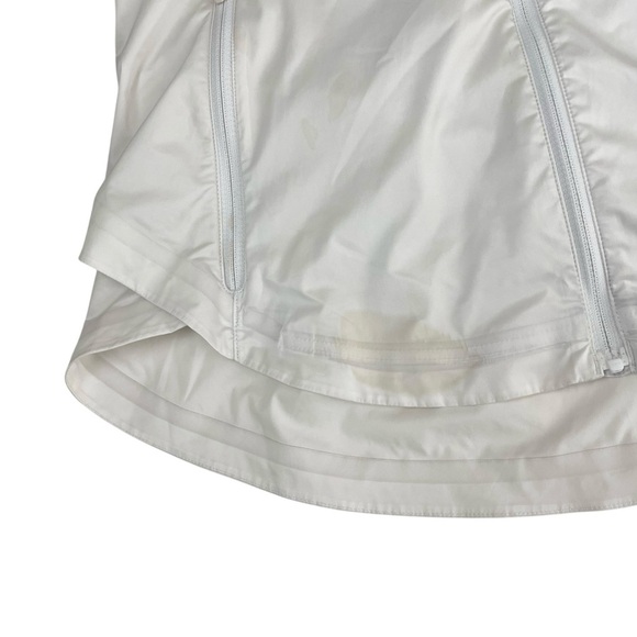 lululemon Goal Smasher Jacket Hooded White Sz 8 - Picture 9 of 16